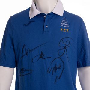 Maglia autografata dell’Italia vincitrice della Coppa Davis 2024 – i campioni azzurri firmano la gloria