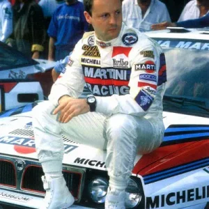 Lancia Delta Integrale Rally autografata da Miki Biasion