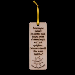 Segnalibro con frase di Mati